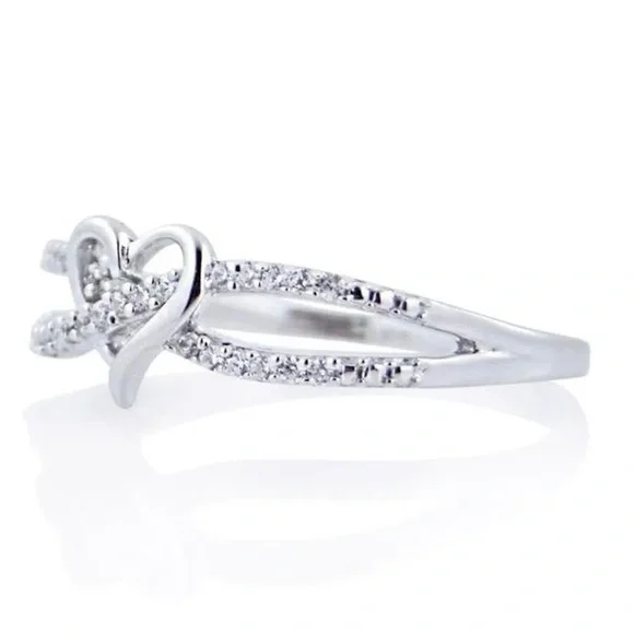 Infinity Heart Cross Ring - Picture 4 of 4